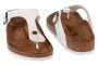 כפכפי בירקנשטוק לנשים Birkenstock Gizeh BF - לבן