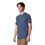 חולצת טי שירט קולומביה לגברים Columbia  Kwick Hike Back Graphic SS Tee - כחול ג'ינס