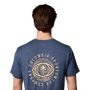 חולצת טי שירט קולומביה לגברים Columbia  Kwick Hike Back Graphic SS Tee - כחול ג'ינס