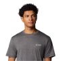 חולצת טי שירט קולומביה לגברים Columbia  Kwick Hike Back Graphic SS Tee - אפור