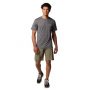 חולצת טי שירט קולומביה לגברים Columbia  Kwick Hike Back Graphic SS Tee - אפור