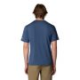 חולצת טי שירט קולומביה לגברים Columbia  Kwick Hike Graphic SS Tee  - כחול ג'ינס