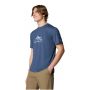 חולצת טי שירט קולומביה לגברים Columbia  Kwick Hike Graphic SS Tee  - כחול ג'ינס