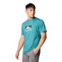 חולצת טי שירט קולומביה לגברים Columbia  Kwick Hike Graphic SS Tee  - טורקיז
