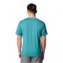 חולצת טי שירט קולומביה לגברים Columbia  Kwick Hike Graphic SS Tee  - טורקיז