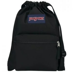 תיק גנספורט לגברים JANSPORT Jansport Drawsack  - שחור