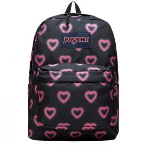 תיק גנספורט לנשים JANSPORT JanSport Superbreak Backpack - שחור/צבעוני