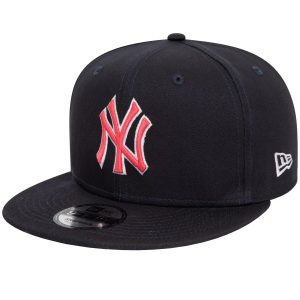 כובע ניו ארה לגברים New Era Outline 9FIFTY New York Yankees Cap - שחור