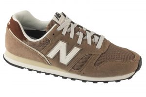 נעלי סניקרס ניו באלאנס לגברים New Balance  ML373 - חום/לבן