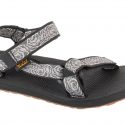 סנדלים טיבה לגברים Teva Original Universal Sandals - שחור/לבן/אפור