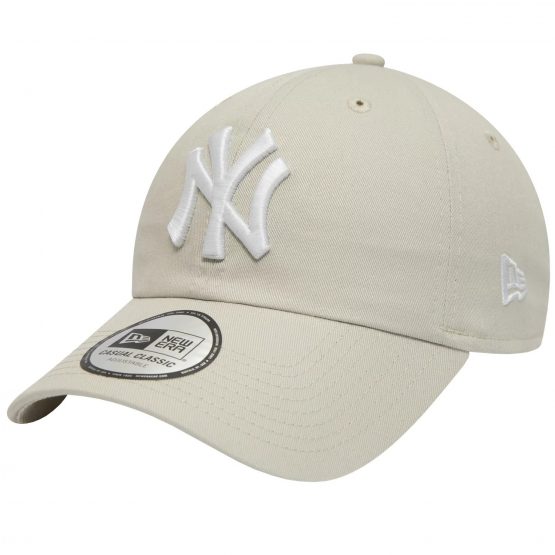 כובע ניו ארה לנשים New Era League Essentials New York Yankees Cap - בז'