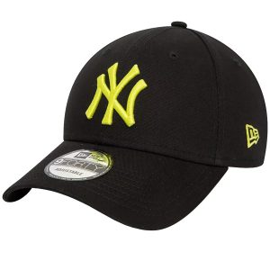 כובע ניו ארה לגברים New Era 940 New York Yankees Cap - שחור/צהוב