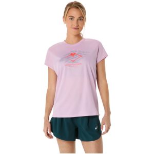 חולצת טי שירט אסיקס לנשים Asics Fujitrail Logo Top - ורוד
