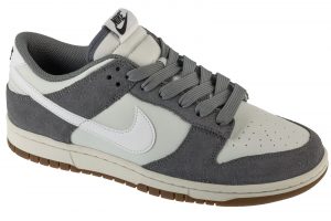 נעלי סניקרס נייק לגברים Nike  Dunk Low Retro SE  - אפור כהה/אפור בהיר