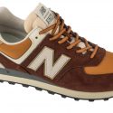 נעלי סניקרס ניו באלאנס לגברים New Balance  U574 - חום/כתום