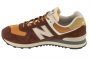 נעלי סניקרס ניו באלאנס לגברים New Balance  U574 - חום/כתום