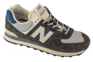 נעלי סניקרס ניו באלאנס לגברים New Balance  U574 - אפור כהה