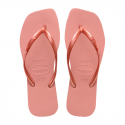 כפכפי הוויאנס לנשים HAVAIANAS SLIM SQUARE - רוז גולד