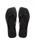כפכפי הוויאנס לנשים HAVAIANAS SLIM SQUARE - שחור מלא