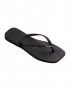 כפכפי הוויאנס לנשים HAVAIANAS SLIM SQUARE - שחור מלא