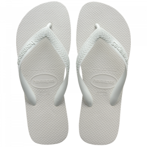 כפכפי הוויאנס לגברים HAVAIANAS TOP - לבן