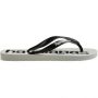 כפכפי הוויאנס לגברים HAVAIANAS TOP LOGO MANIA - לבן/שחור