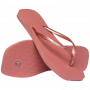 כפכפי הוויאנס לנשים HAVAIANAS SLIM SQUARE - ורוד