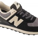 נעלי סניקרס ניו באלאנס לגברים New Balance  U574 - שחור/אפור