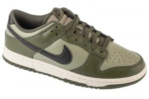 נעלי סניקרס נייק לגברים Nike Dunk Low Retro - ירוק זית