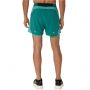 מכנס ספורט אסיקס לגברים Asics Road 2N1 5IN Short - טורקיז