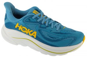נעלי ריצה הוקה לגברים Hoka One One Clifton 10 - תכלת/לבן