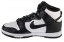 נעלי סניקרס נייק לנשים Nike  Dunk High - שחור/לבן