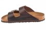 כפכפי בירקנשטוק לגברים Birkenstock Arizona - חום טופ משומן
