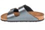כפכפי בירקנשטוק לנשים Birkenstock Arizona BF - כסף מטאלי