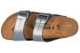 כפכפי בירקנשטוק לנשים Birkenstock Arizona BF - כסף מטאלי