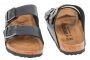 כפכפי בירקנשטוק לנשים Birkenstock Arizona BF - כסף מטאלי