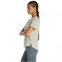 חולצת טי שירט ניו באלאנס לנשים New Balance Athletics Tee - ירוק בהיר