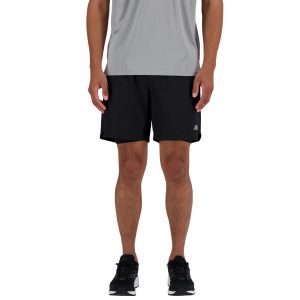 מכנס ספורט ניו באלאנס לגברים New Balance Seamless 7 inch Short - שחור