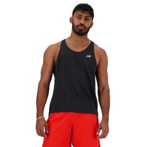גופיה קצרה ניו באלאנס לגברים New Balance Athletics Singlet Tee - שחור