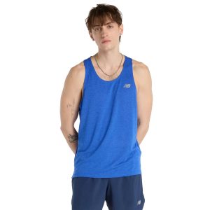 גופיה קצרה ניו באלאנס לגברים New Balance Athletics Singlet Tee - כחול