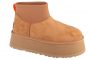 מגפי האג לנשים UGG Classic Mini Dipper - חום