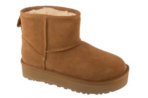 מגפי האג לנשים UGG Classic Mini Platform - חום