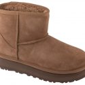 מגפי האג לנשים UGG Classic Mini Platform - חאקי