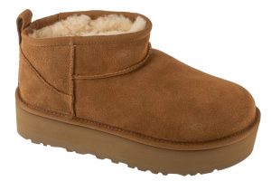 מגפי האג לנשים UGG Classic Ultra Mini Platform - חום