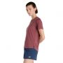 חולצת טי שירט ניו באלאנס לנשים New Balance Athletics Tee - בורדו