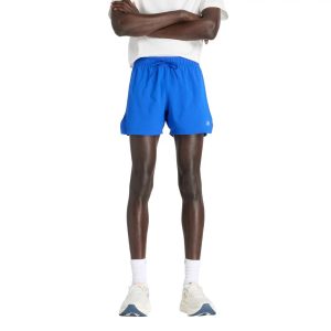 ניו באלאנס לגברים New Balance  Rc Seamless 5 inch Short MS41286BUM - כחול