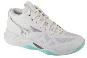 נעלי ריצה מיזונו לנשים Mizuno  Wave Momentum Pro Mid - לבן