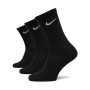 גרב נייק לגברים Nike 3pp Value Cotton Crew - שחור