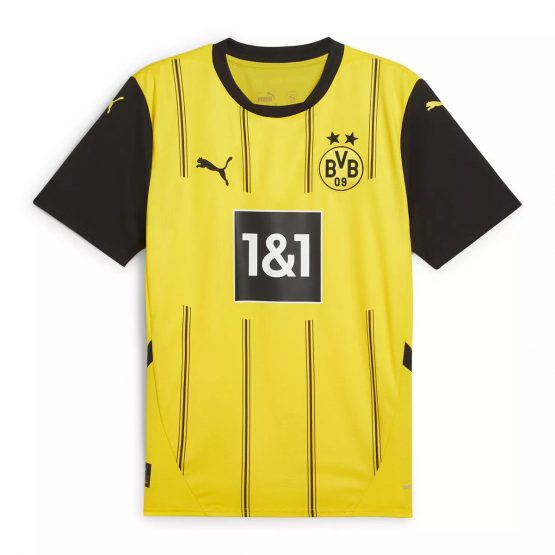 חולצת אימון פומה לגברים PUMA Bvb Home Jersey Replica - צבעוני/שחור