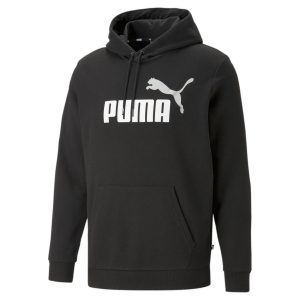 סווטשירט פומה לגברים PUMA Ess Col Big Logo - שחור